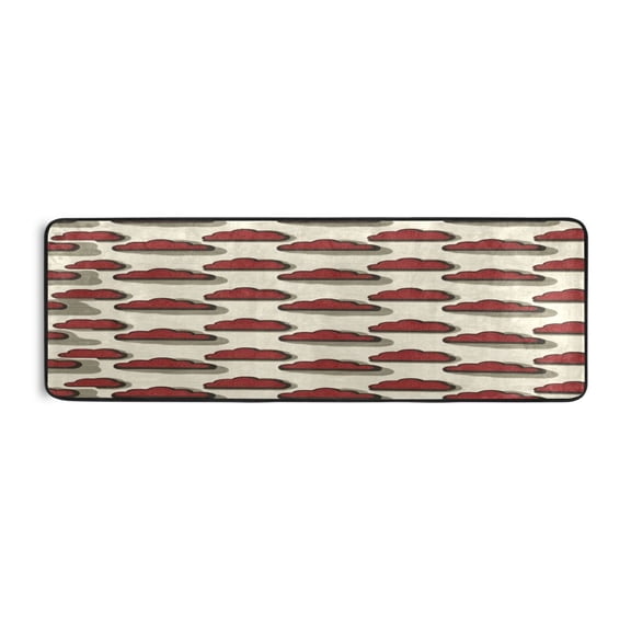 Cloud Pattern 72x24" Runner Rug, Non-Slip Memory Foam Cushion, Anti-Crease for Hallways and Bedrooms