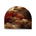thumbnail image 1 of Cloud Pattern Chinese Thick U Shape Acrylic Napkin Holder Non Slip Space Saving for Kitchen, 1 of 9