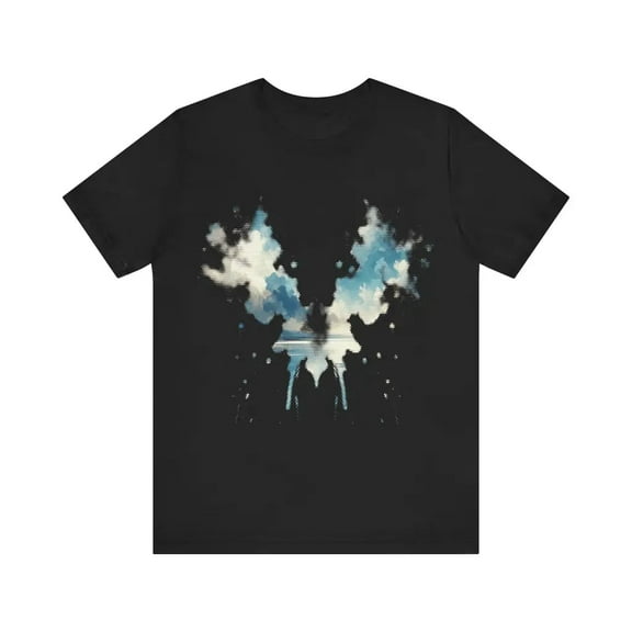 Cloud Patterns Over Water - Jersey Short Sleeve Tee