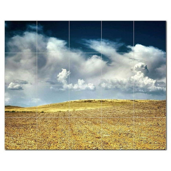 Cloud Photo Ceramic Tile Mural Kitchen Backsplash Bathroom Shower, 404627-XL54