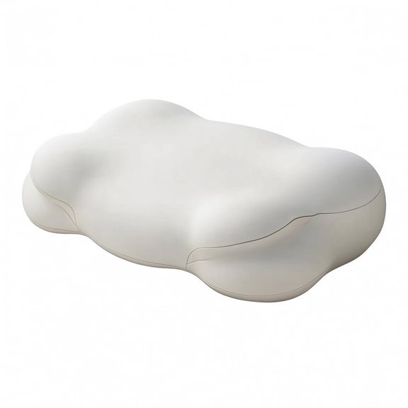 Cloud Pillow, Ergonomic Memory Foam Pillow, Stable Support for Cervical Neck, Cooling Breathable Pillowcase with Breathable Pillowcase for Side Back Stomach Sleepers