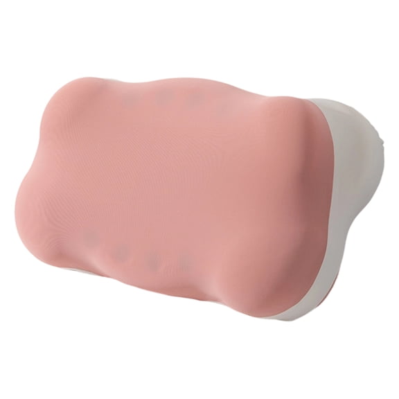 Cloud Pillow - Ergonomic Memory Foam Pillows, Adjustable Cervical Neck Support Pillow with Breathable Pillowcase for Side Back Stomach Sleepers (Light pink)