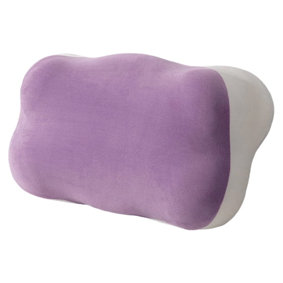 Cloud Pillow - Ergonomic Memory Foam Pillows, Sleep Cloud Pillow, Adjustable Cervical Neck Support, Breathable Cooling Pillowcase, for Side Back Stomach (Purple)