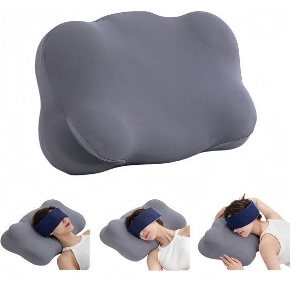 Cloud Pillow, Ergonomic Memory Sleep Cloud Pillow,Adjustable Cervical Neck Support Pillow with Breathable Pillowcase, for Side Back Stomach Sleepers