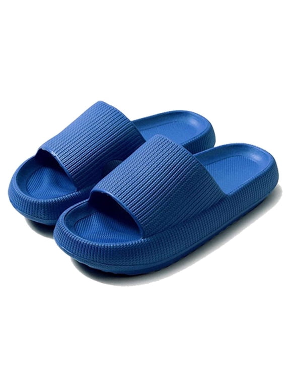 Cloud Pillow Slippers for Men and Women - Non-Slip Quick Drying Shower Sandals with Thick Sole - Comfortable EVA Slides