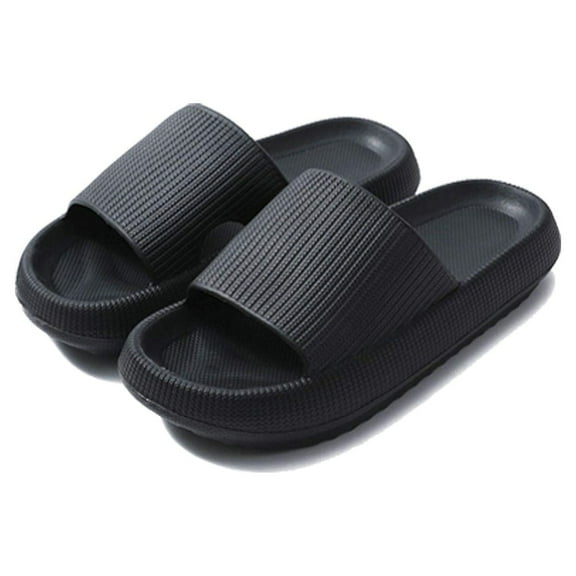 Cloud Pillow Slippers for Men and Women - Non-Slip Quick Drying Shower Sandals with Thick Sole - Comfortable EVA Slides