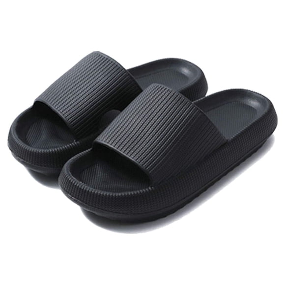 Cloud Pillow Slippers for Men and Women - Non-Slip Quick Drying Shower Sandals with Thick Sole - Comfortable EVA Slides