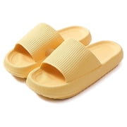 Cloud Pillow Slippers for Men and Women - Non-Slip Quick Drying Shower Sandals with Thick Sole - Comfortable EVA Slides
