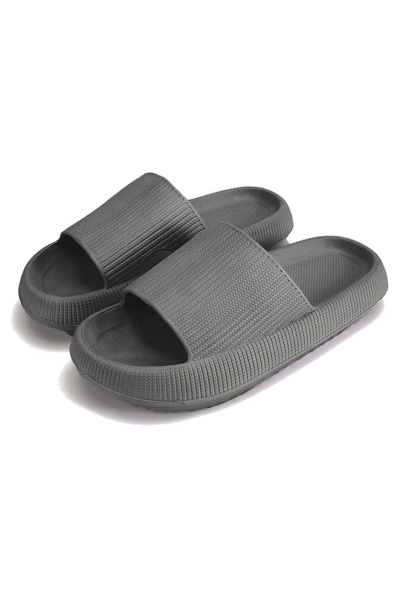 Cloud Pillow Slippers for Men and Women - Non-Slip Quick Drying Shower Sandals with Thick Sole - Comfortable EVA Slides