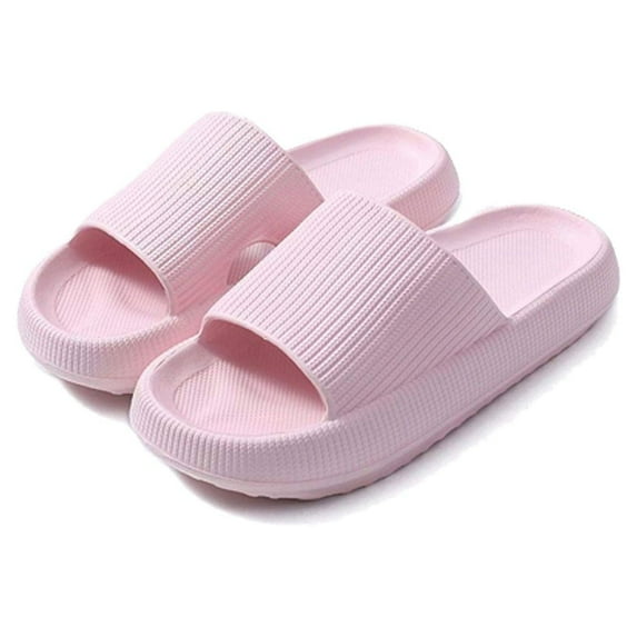 Cloud Pillow Slippers for Men and Women - Non-Slip Quick Drying Shower Sandals with Thick Sole - Comfortable EVA Slides