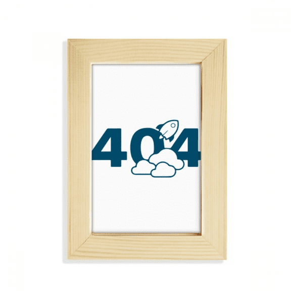 Cloud Plane Universe Error Desktop Display Photo Frame Picture Art Painting 5x7 inch