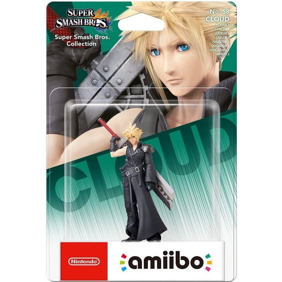 Cloud Advent Children Player 2 - Super Smash Bros Series - amiibo (EU Import)