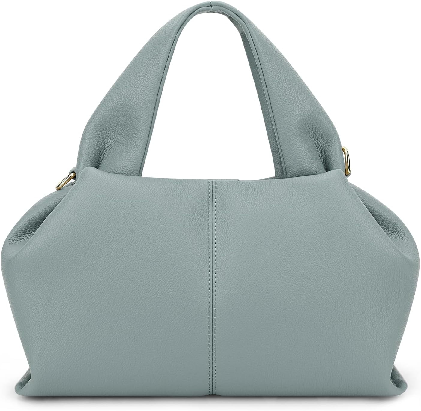 Cloud Pouch Bag Dumpling Clutch Purse Handbag Leather Tote Shoulder Bag Retro Crossbody bag with Removable Strap