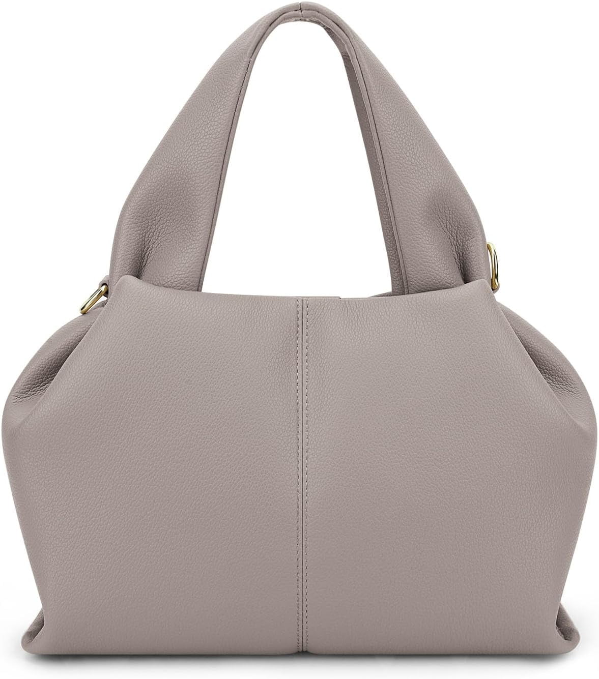 Cloud Pouch Bag Dumpling Clutch Purse Handbag Leather Tote Shoulder Bag Retro Crossbody bag with Removable Strap