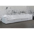 thumbnail image 1 of Cloud Puff Slipcovered Modular Sectional Sofa - Performance White 4 Piece, 1 of 1