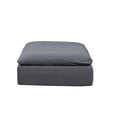 thumbnail image 1 of Cloud Puff Slipcovered Square Sectional Modular Ottoman - Performance Gray, 1 of 1