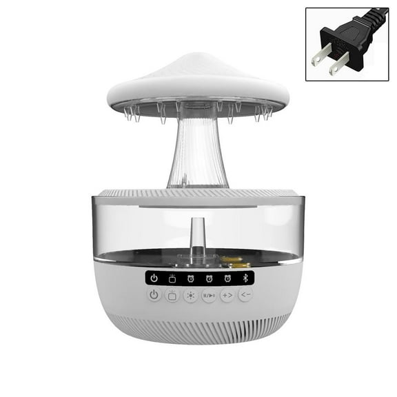 Cloud Rain Humidifier Mushroom Cloud Diffuser with Light and Bluetooth Speaker for Sleeping and Relaxing Gifts
