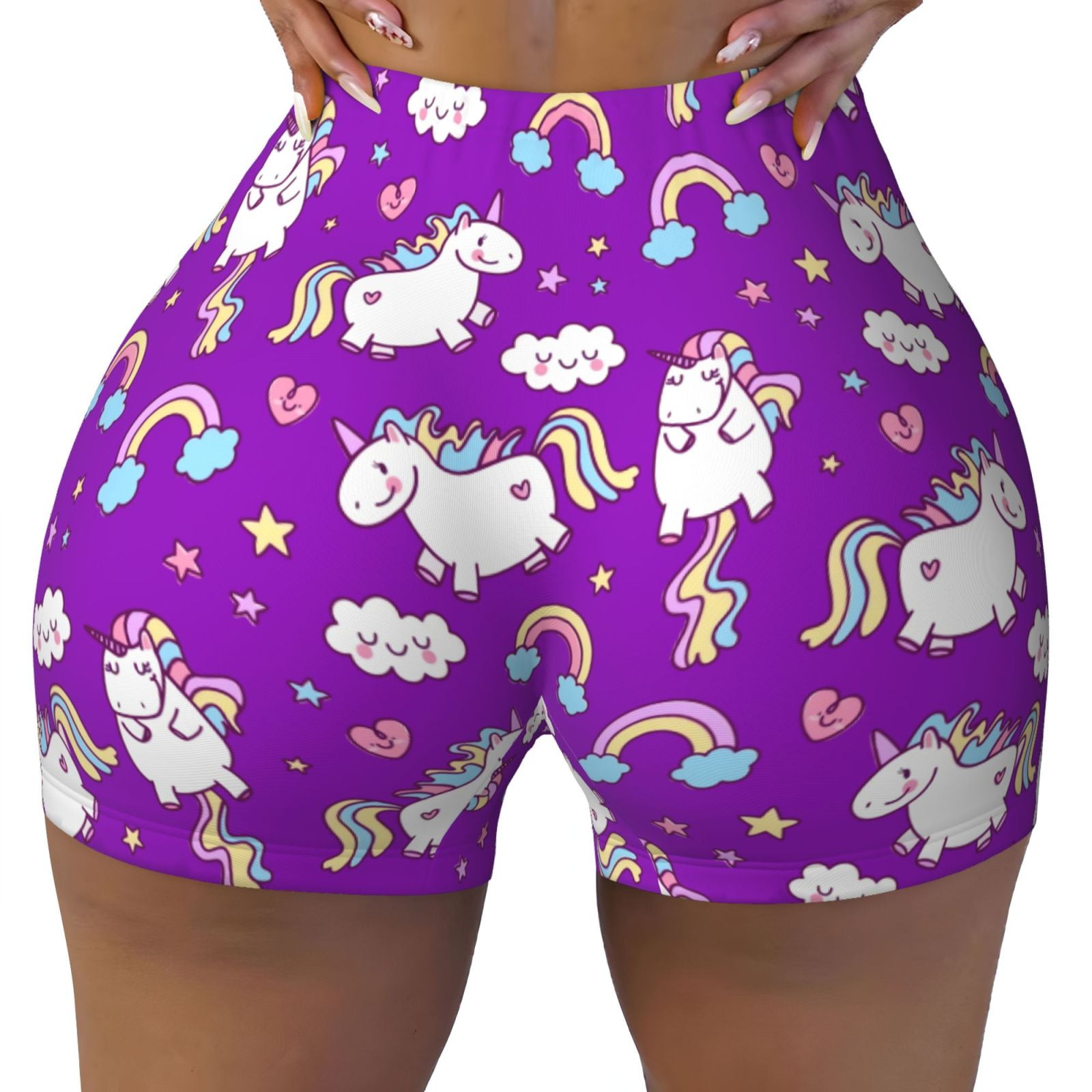 Groovy Unicorn Booty Shorts Set