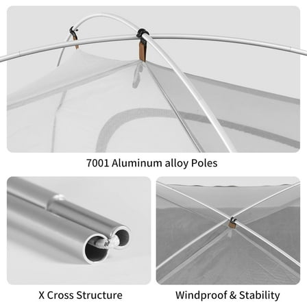 Cloud River 2 Person 3 Person Backpacking Tent