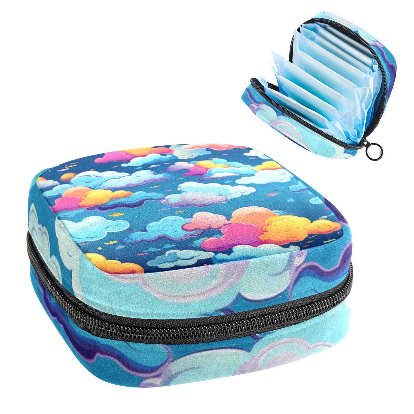 Cloud Sanitary Napkin Bag, Sanitary Napkin Purse, Pencil Pouch with