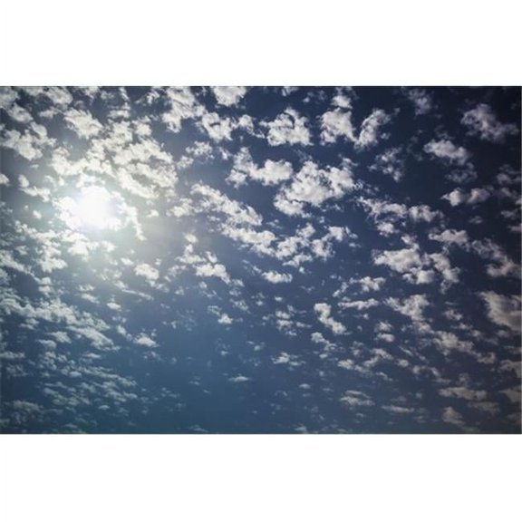 Cloud Scattered in a Blue Sky with Sunlight - Israel Poster Print by Reynold Mainse - 19 x 12