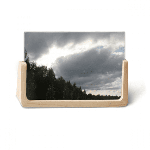 Cloud Seam Sunlight Art Deco Fashion Photo Wooden Photo Frame Tabletop Display