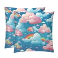 thumbnail image 1 of Cloud Set of 2 - Chair Pillow Covers with Unique Patterns - Throw Pillow Inserts Included, Available in 16x16, 18x18, 20x20 Inches - Ideal for Home Decor,and Gifts, 1 of 6