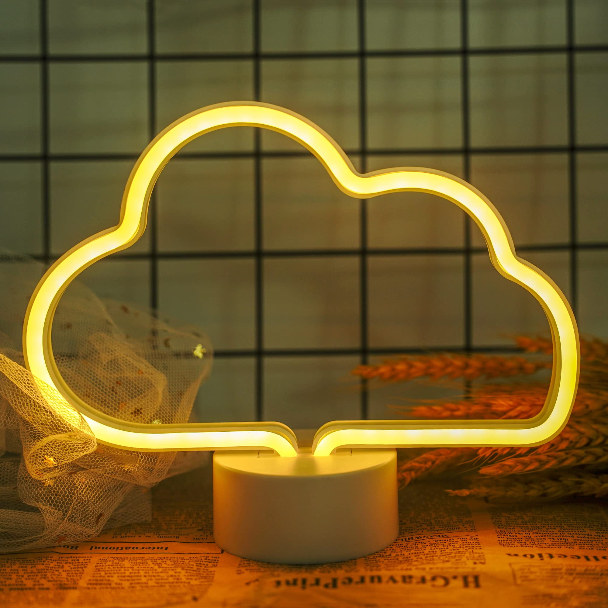 Cloud Shape Neon Signs LED Neon Lights, Cloud Shape Light for Wall