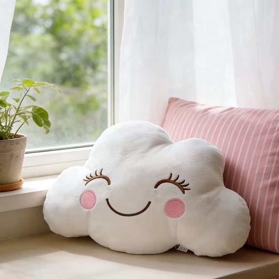 Cloud Shape Pillow for Bed Couch Decorative Soft Cushion