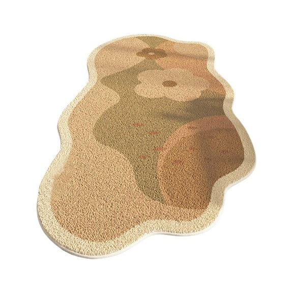 Cloud Shaped Area Rug, Soft Washable Irregular Rug, Non- Backing, for Bedroom, Living Room, Nursery Home Decor