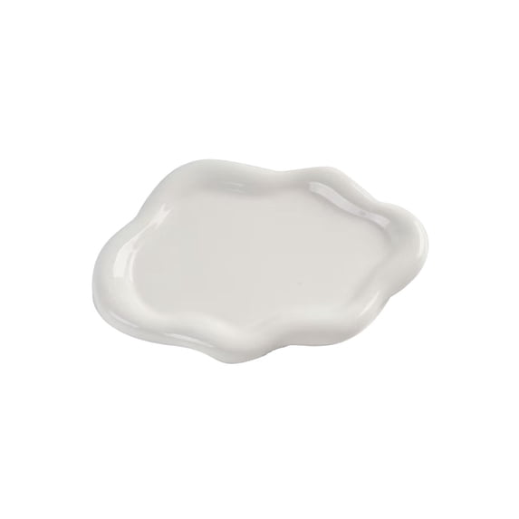 Cloud-Shaped Decorative Catch-All Tray for Keys Jewelry and Perfume Organizer - Suitable for Entryway Tables and Dresser Displays, Made of Durable Plastic