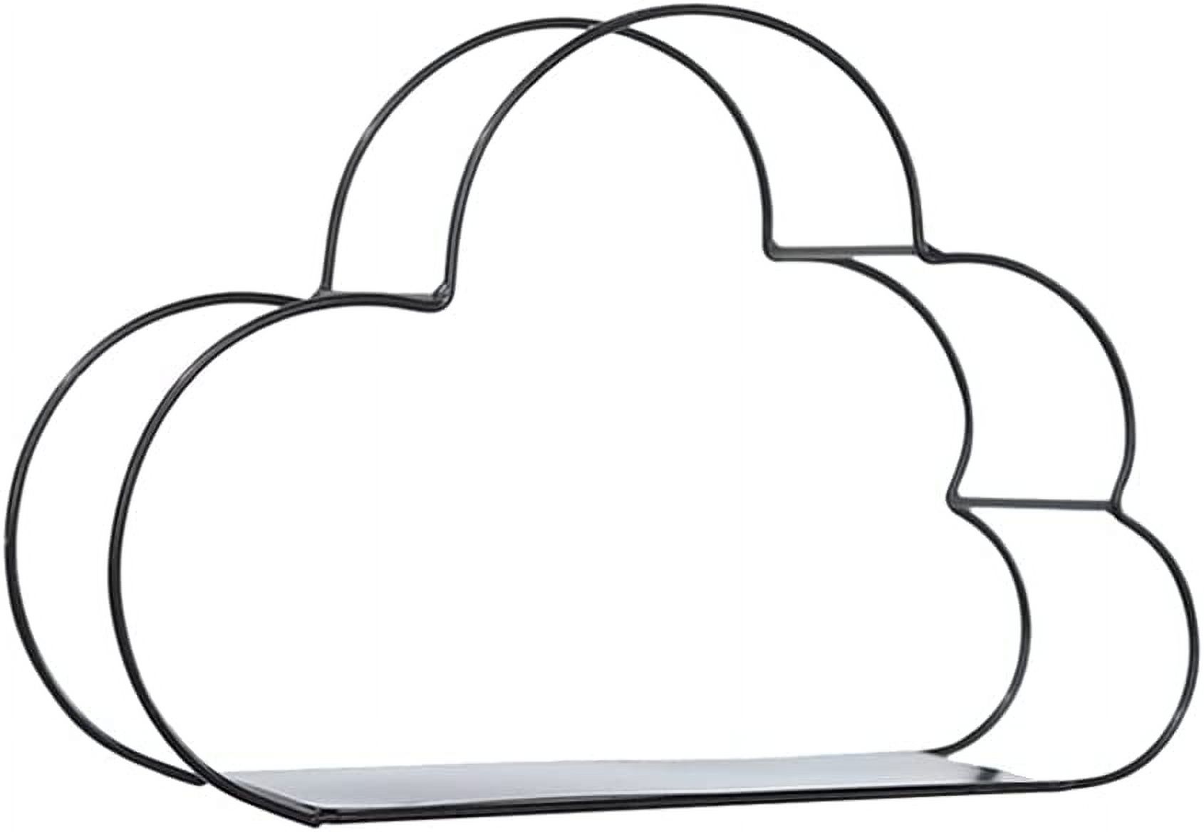 Cloud Shaped Desktop Book Rack Modern Metal Wire Bookshelf Simple Magazine Holder Rack for Home