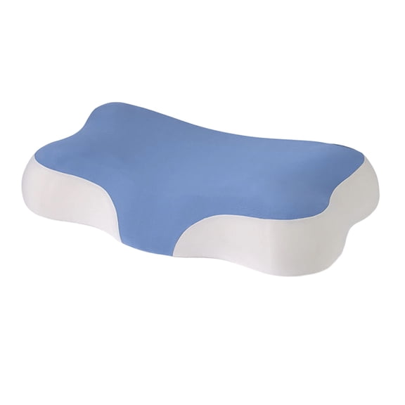 Cloud Shaped Side Sleeper Pillow for Neck Pain Relief Cervical Support 63cm,White