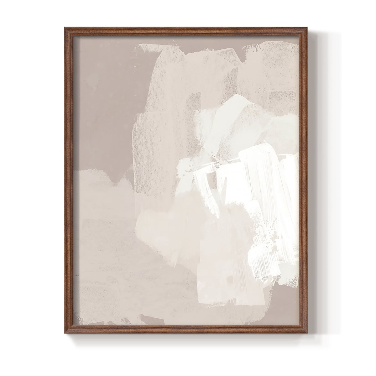 Cloud Slate II Framed Print in Brown Solid Wood Framed Print No Nail Hanging