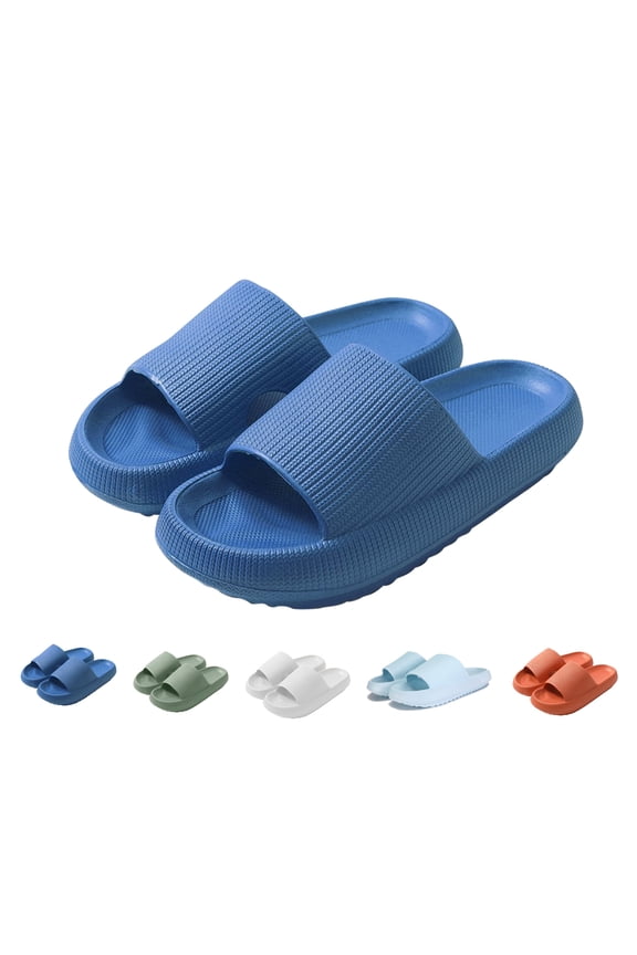 Cloud Slide Sandal for Women and Men, Pillow Slippers Thicken Sole Slide, Shower Bathroom Slides Sandals, Slides Super Comfy Soft Foam Slip-Resistant Slides