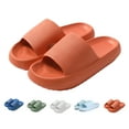 thumbnail image 1 of Cloud Slide Sandal for Women and Men, Pillow Slippers Thicken Sole Slide, Shower Bathroom Slides Sandals, Slides Super Comfy Soft Foam Slip-Resistant Slides, 1 of 6