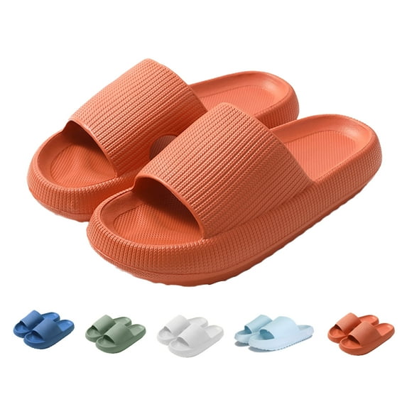 Cloud Slide Sandal for Women and Men, Pillow Slippers Thicken Sole Slide, Shower Bathroom Slides Sandals, Slides Super Comfy Soft Foam Slip-Resistant Slides