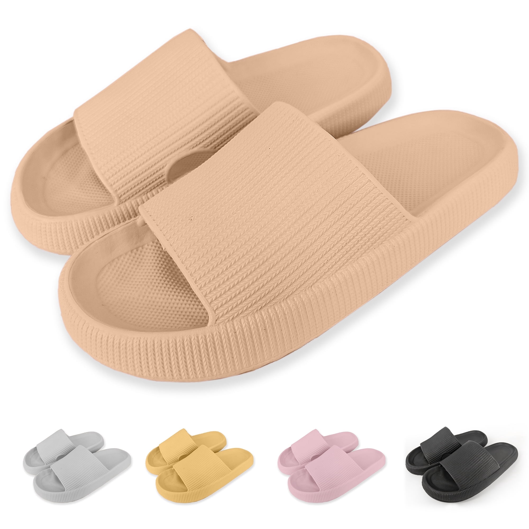 Evlmd Cloud Slide Sandal for Women and Men, Pillow Slippers  display picture 3