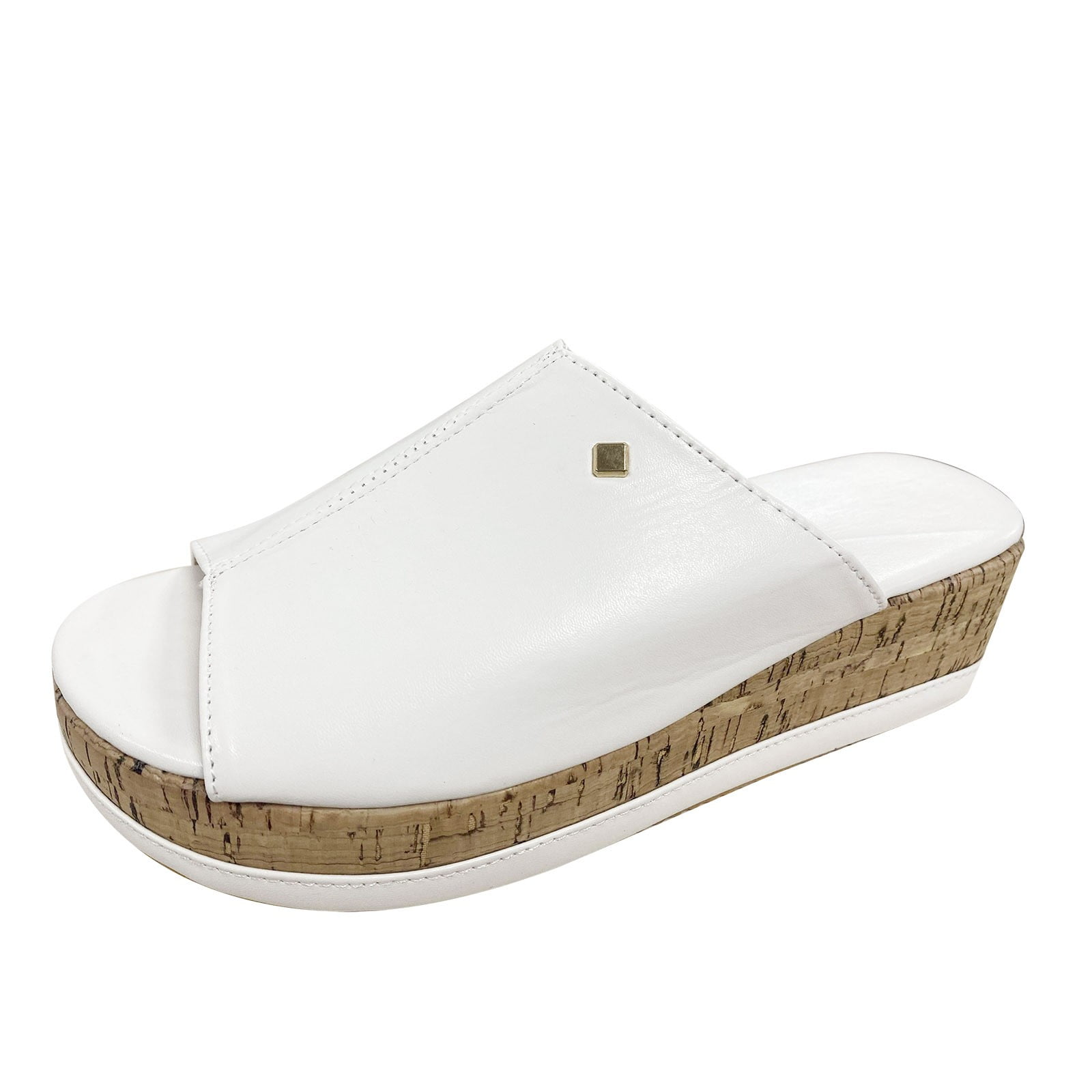 Women's Cloud Slides Sandals Pillow Two-Way Wear Shower Slingback Flat Sandals