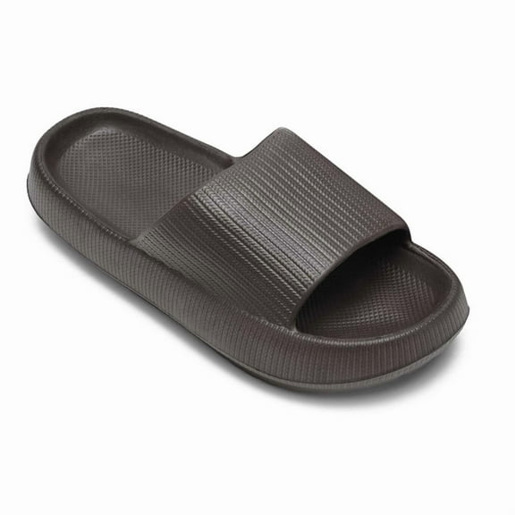 Cloud Slides for Kids, Toddler Shower Slippers Bathroom Pool Sandals Non-Slip Open Toe Pillow Slippers Super Soft Thick Sole Cozy Boys Girls Home House Cloud Cushion Slide for Indoor Outdoor Shoes