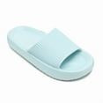 thumbnail image 1 of Cloud Slides for Kids, Toddler Shower Slippers Bathroom Pool Sandals Non-Slip Open Toe Pillow Slippers Super Soft Thick Sole Cozy Boys Girls Home House Cloud Cushion Slide for Indoor Outdoor Shoes, 1 of 7