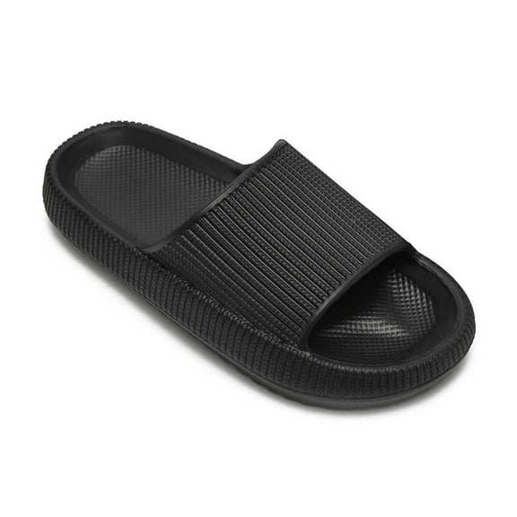 Cloud Slides for Kids, Toddler Shower Slippers Bathroom Pool Sandals Non-Slip Open Toe Pillow Slippers Super Soft Thick Sole Cozy Boys Girls Home House Cloud Cushion Slide for Indoor Outdoor Shoes