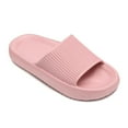 thumbnail image 1 of Cloud Slides for Kids, Toddler Shower Slippers Bathroom Pool Sandals Non-Slip Open Toe Pillow Slippers Super Soft Thick Sole Cozy Boys Girls Home House Cloud Cushion Slide for Indoor Outdoor Shoes, 1 of 7