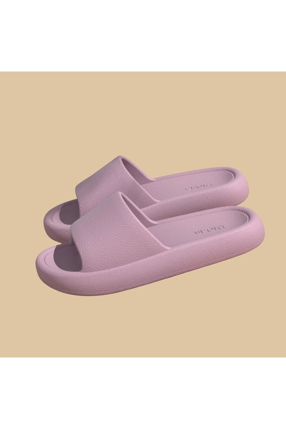Cloud Slides for Women EVA Lightweight Waterproof Cushioned House Slides Indoor Outdoor Beach Sandals for Women Purple,Size 40