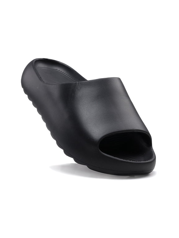 Cloud Slides for Women Men,Unisex EVA Soft Recovery Slides,Thick Sole Open Toe Mens Pillow Slippers Shower Shoes Outdoor&Indoor House Beach Slippers