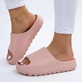 thumbnail image 1 of Yarkasie Unisex House Slide Sandals Indoor Outdoor, Cloud Slides for Women Men, Pink Recovery Slides Size 9, 1 of 9