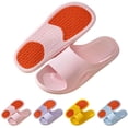 thumbnail image 1 of Cloud Slides for Womens,Soft Slippers Bathroom Sandals,House Open Toe Comfy Thick Shower Summer Sole Pool Beach Slippers Yellow 40-41, 1 of 6