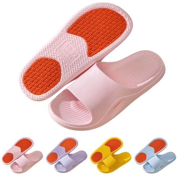 Cloud Slides for Womens,Soft Slippers Bathroom Sandals,House Open Toe Comfy Thick Shower Summer Sole Pool Beach Slippers Yellow 40-41