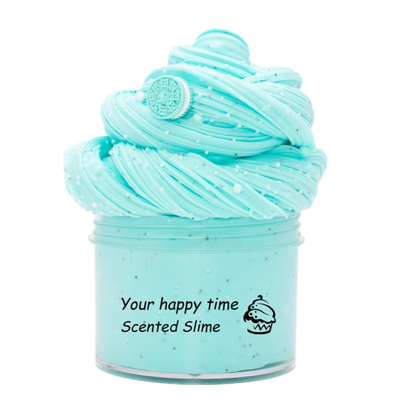 Cloud Slime Texture Toy - 2.4oz Non-Hardening Stretch Clay Sensory Stress Relief Kit DIY Craft Accessories Tactile Therapy Fidget Tool(Light blue-B)