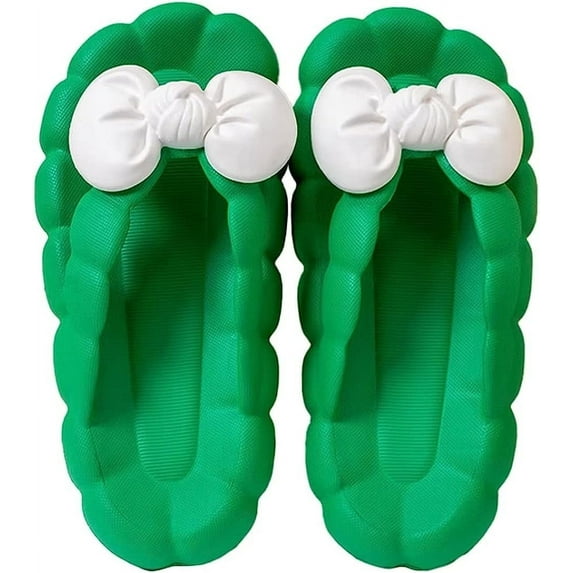 Cloud Slippers Bathroom Flat Sandals Shower Sandals Non slip Flip Flop Womens Indoor and Outdoor Comfortable Walking